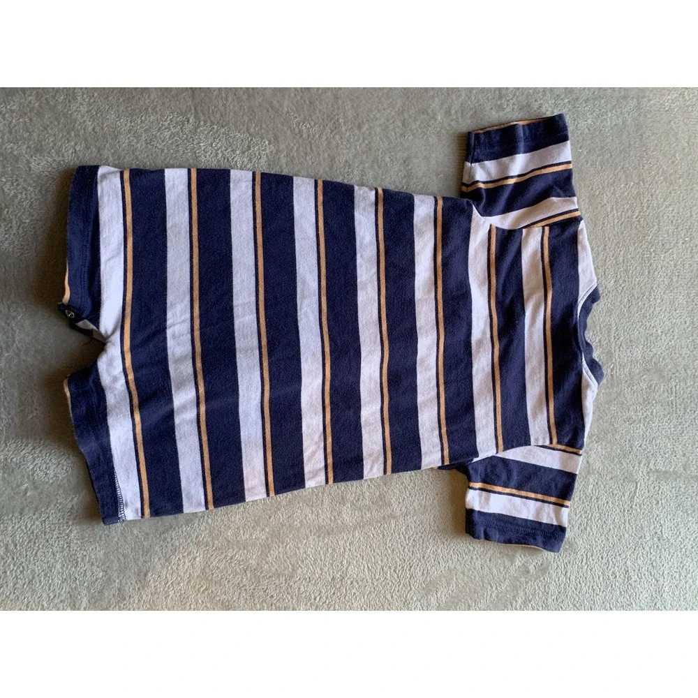 Baby Boys Osh Kosh Striped Romper One Piece Size 24 Months
